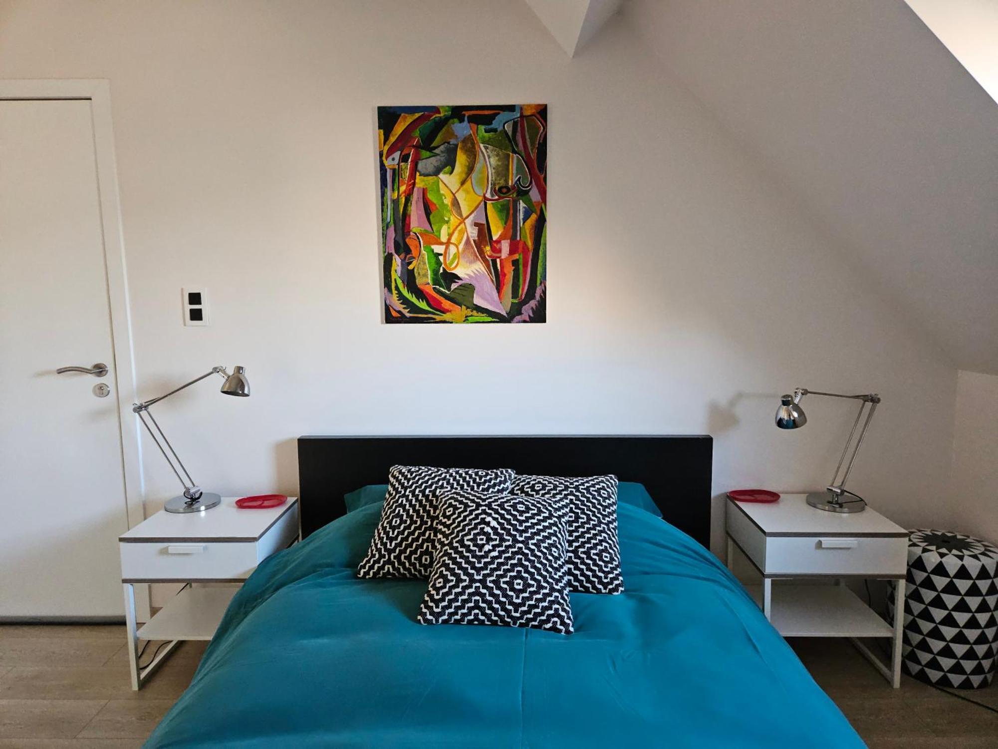 Apartmán Modern Duplex With Garden Brusel Exteriér fotografie